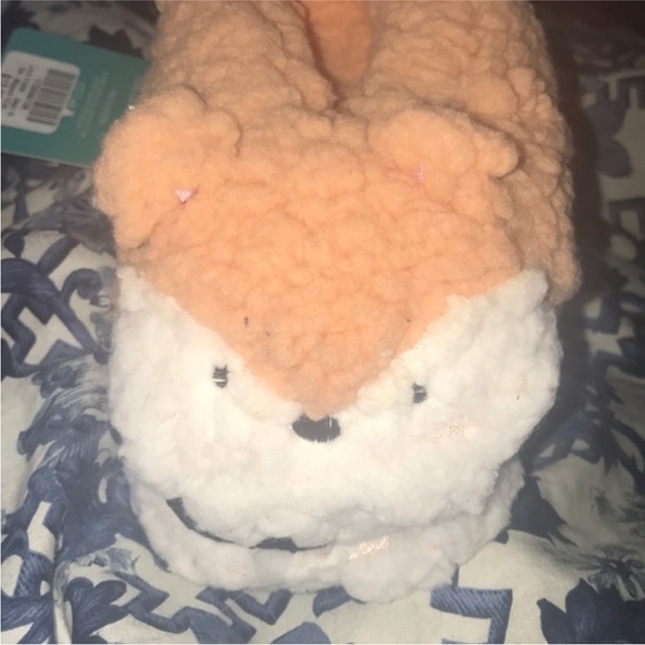 🔴 Kids animal fox soft sole cozy slippers unisex girl or boy size small 11… - Picture 5 of 6